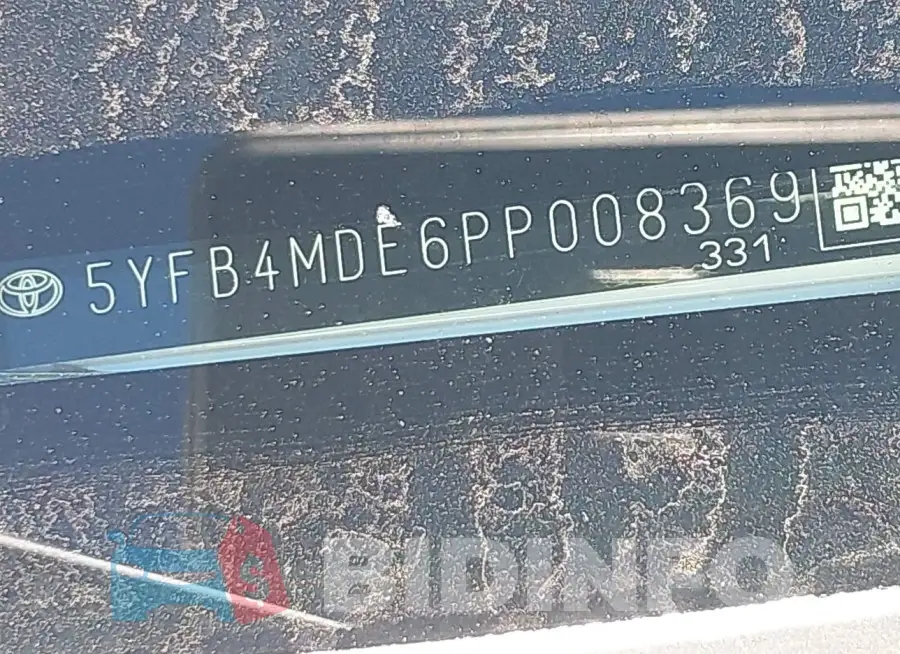 5YFB4MDE6PP008369 Photo# 9