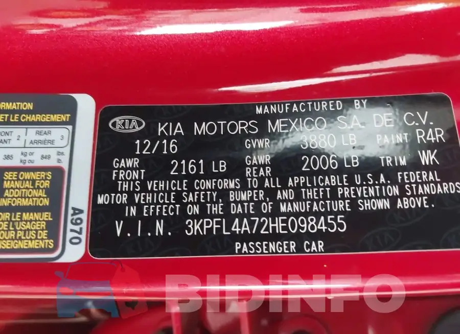 3KPFL4A72HE098455 Photo# 9