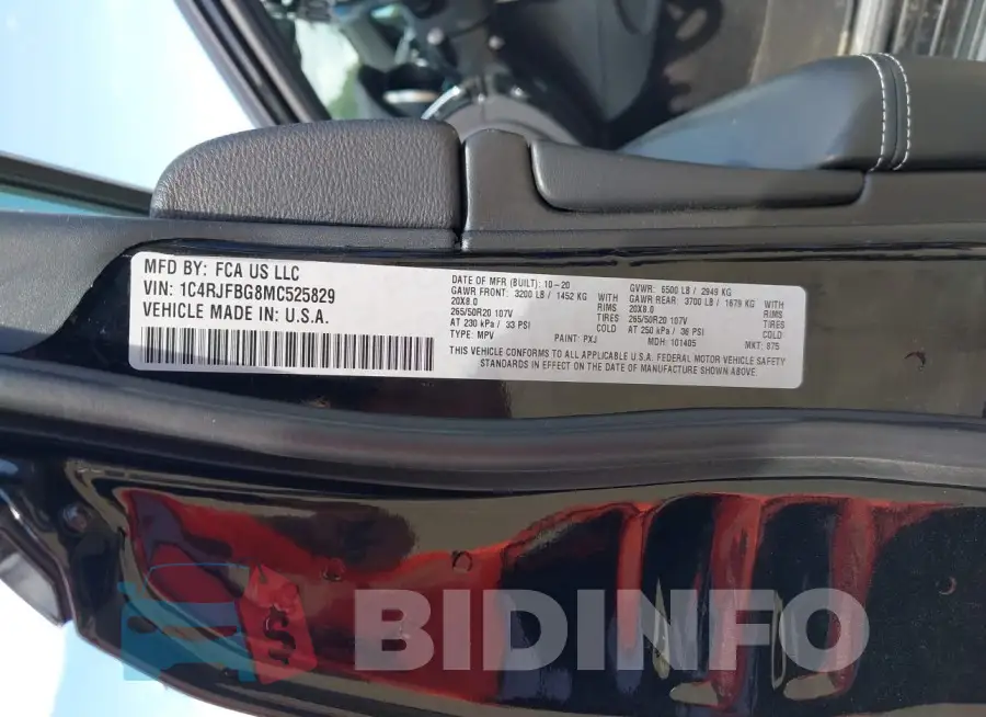 1C4RJFBG8MC525829 Photo# 9