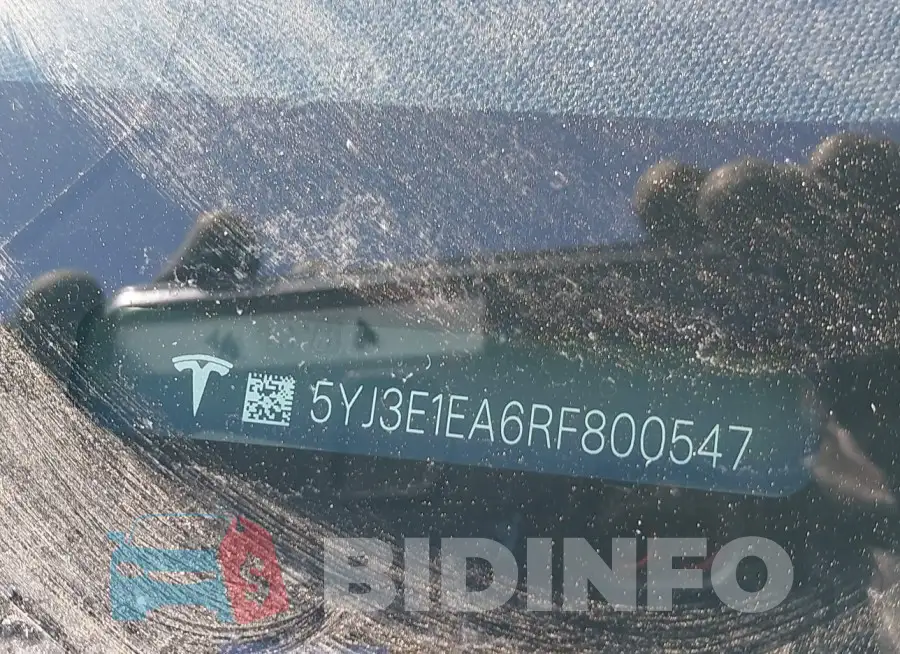 5YJ3E1EA6RF800547 Photo# 9