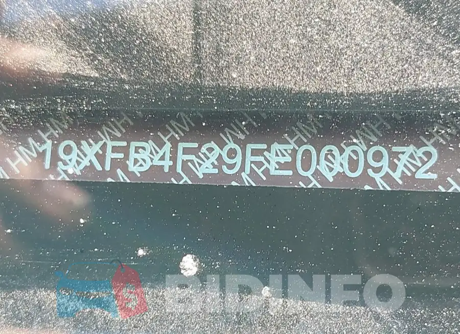 19XFB4F29FE000972 Photo# 9