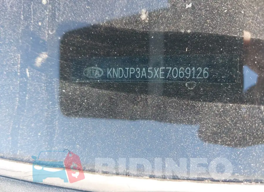 KNDJP3A5XE7069126 Photo# 9