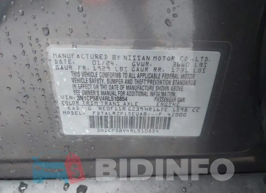 3N1CP5BV4RL510854 Photo# 9