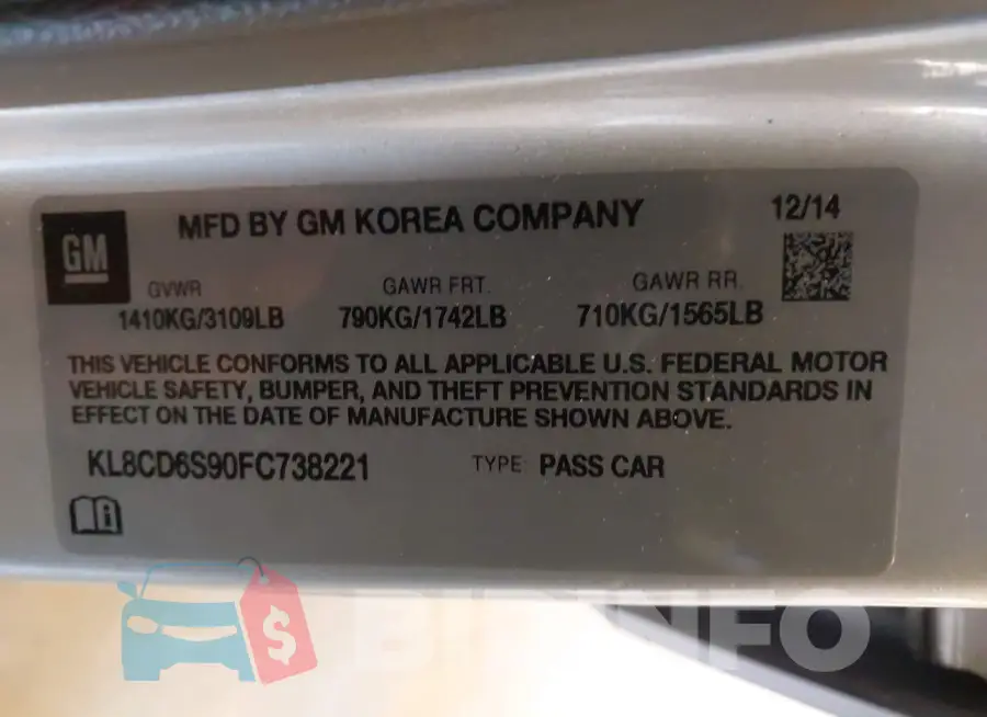 KL8CD6S90FC738221 Photo# 9