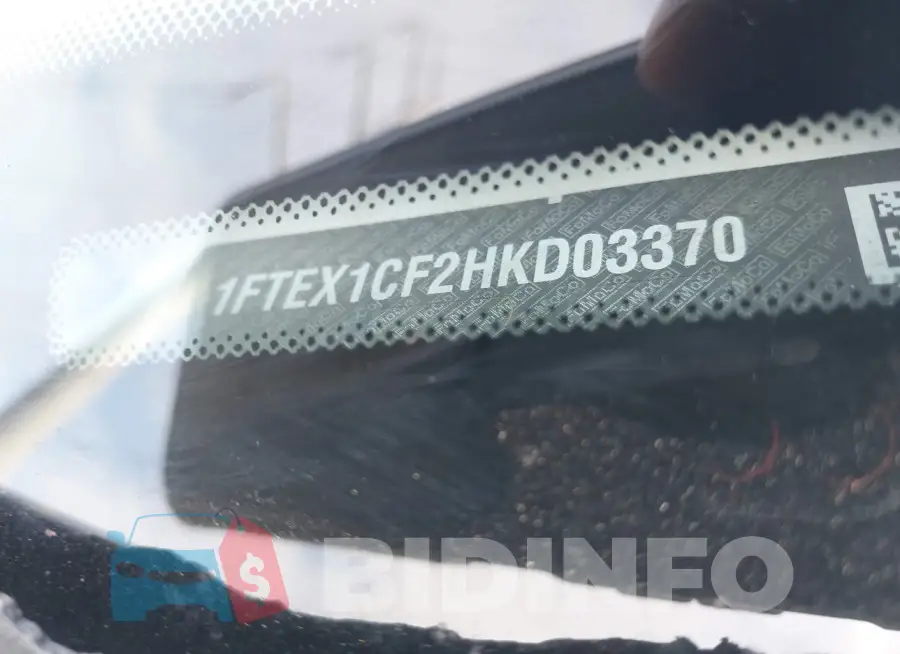 1FTEX1CF2HKD03370 Photo# 9