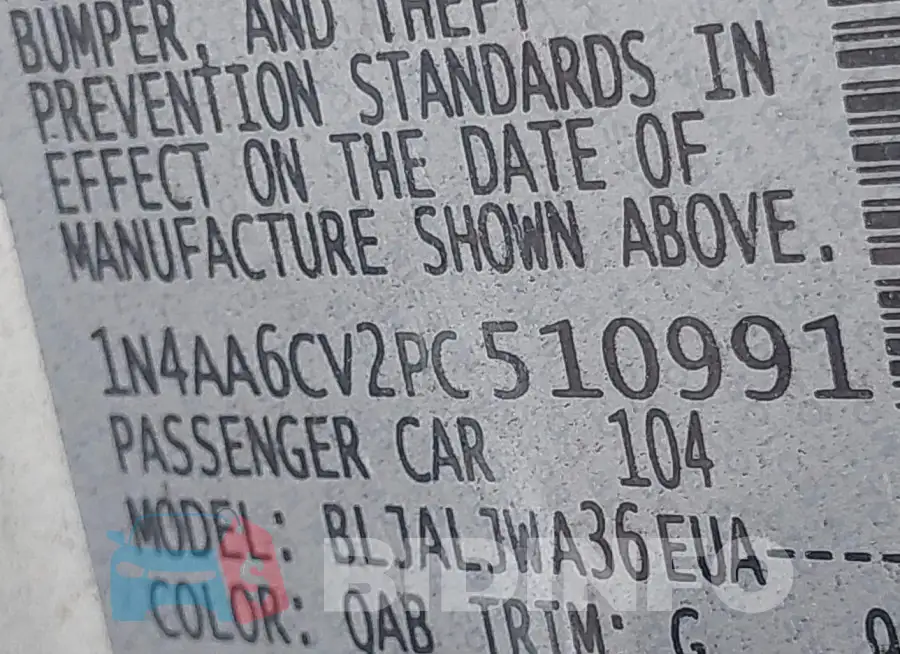 1N4AA6CV2PC510991 Photo# 9
