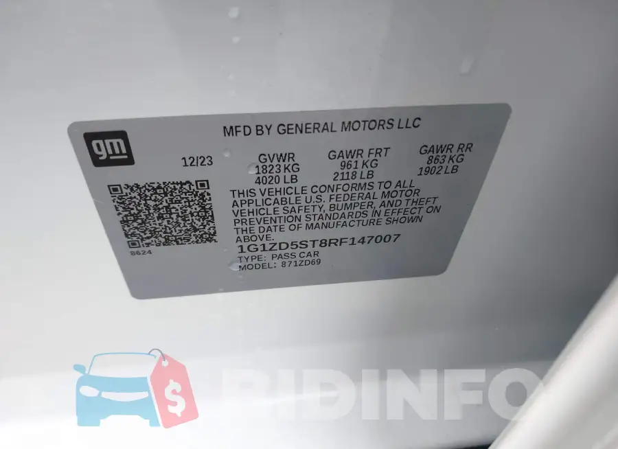 1G1ZD5ST8RF147007 Photo# 9