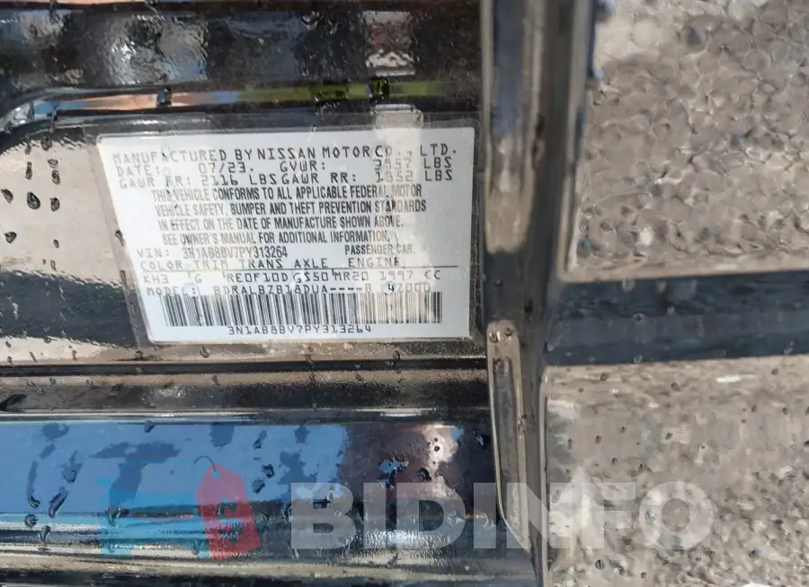 3N1AB8BV7PY313264 Photo# 9