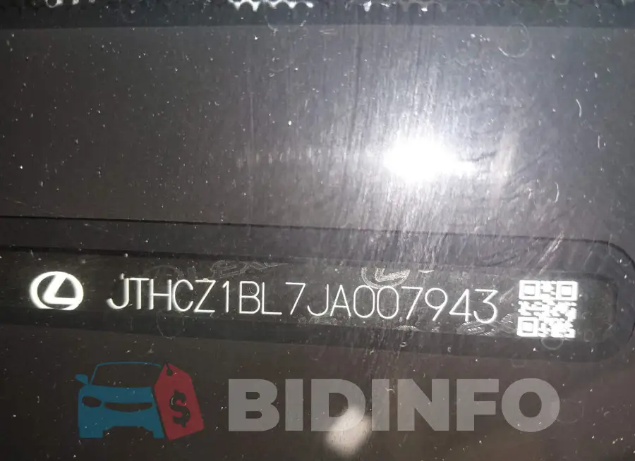 JTHCZ1BL7JA007943 Photo# 18