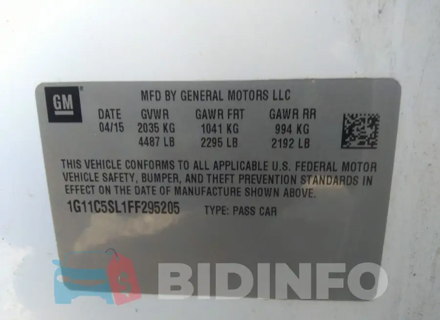 1G11C5SL1FF295205 Photo# 9