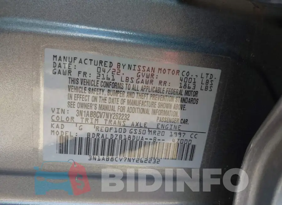 3N1AB8CV7NY262232 Photo# 9