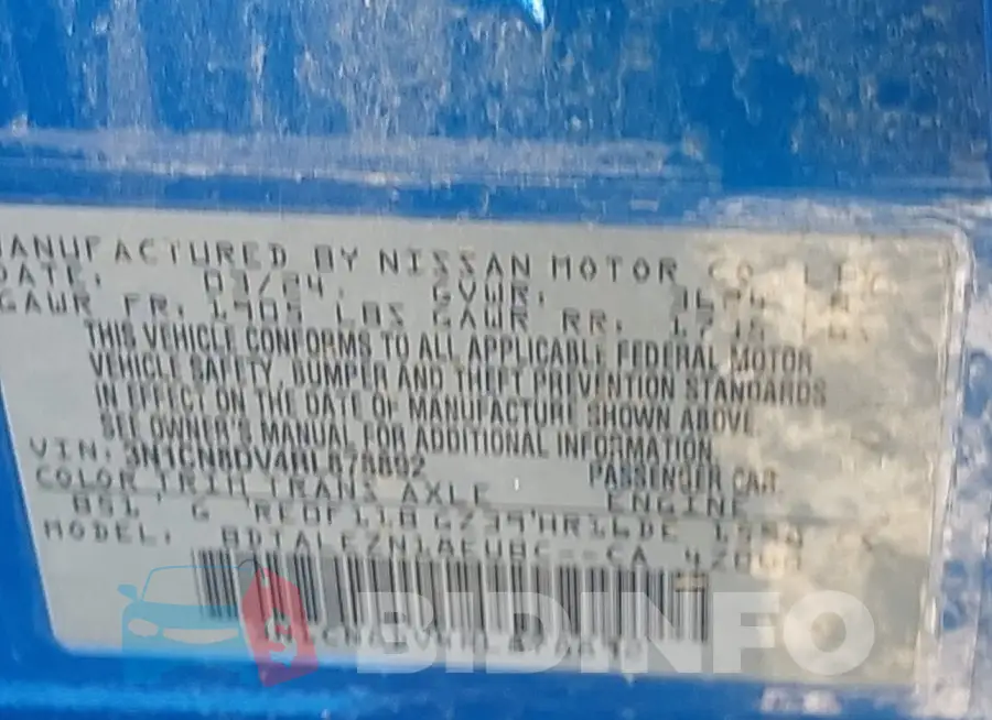 3N1CN8DV4RL878892 Photo# 9