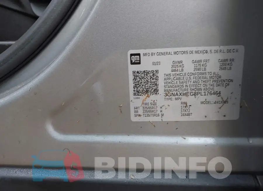 3GNAXHEG8PL176464 Photo# 9
