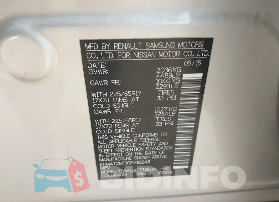 KNMAT2MT1GP718248 Photo# 9