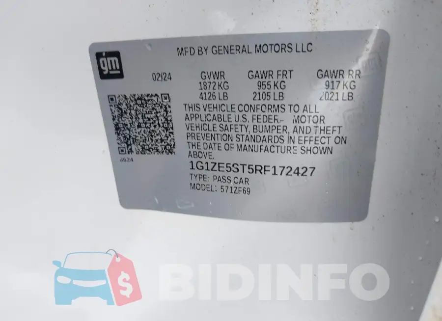 1G1ZE5ST5RF172427 Photo# 9