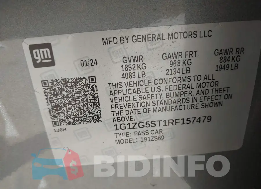 1G1ZG5ST1RF157479 Photo# 9