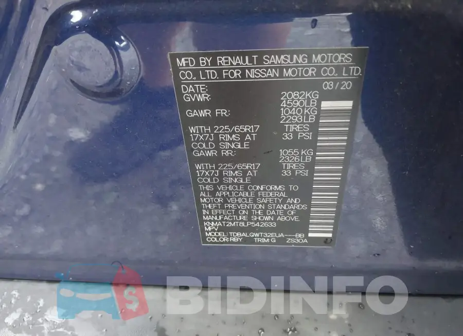 KNMAT2MT8LP542633 Photo# 9