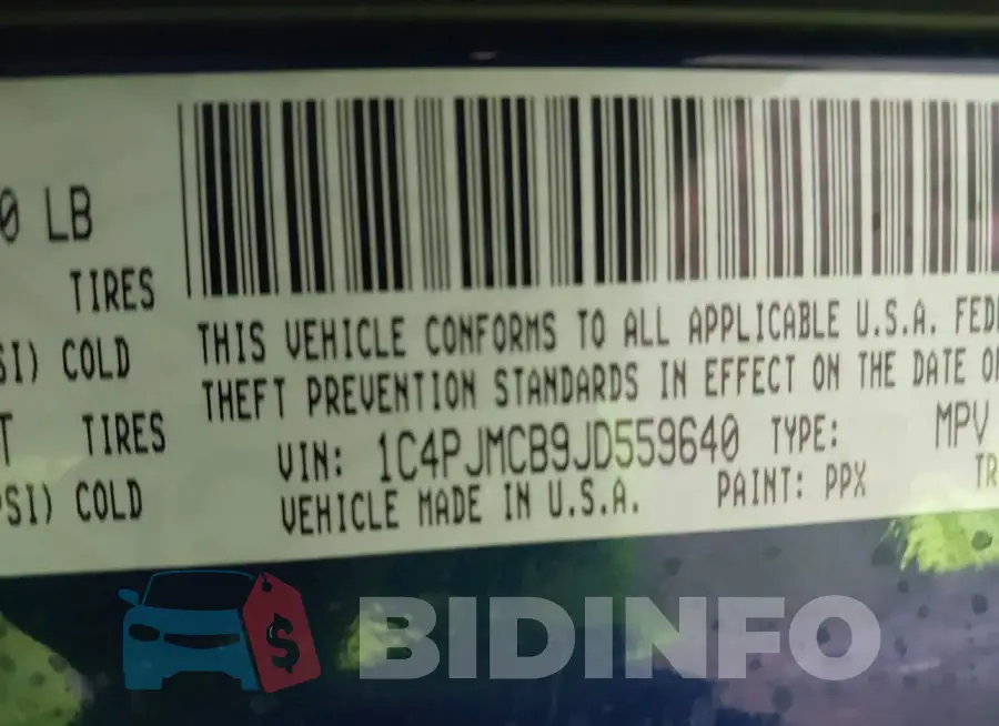 1C4PJMCB9JD559640 Photo# 9