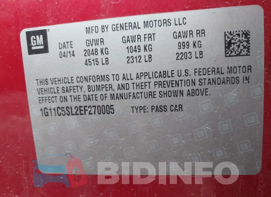 1G11C5SL2EF270005 Photo# 9