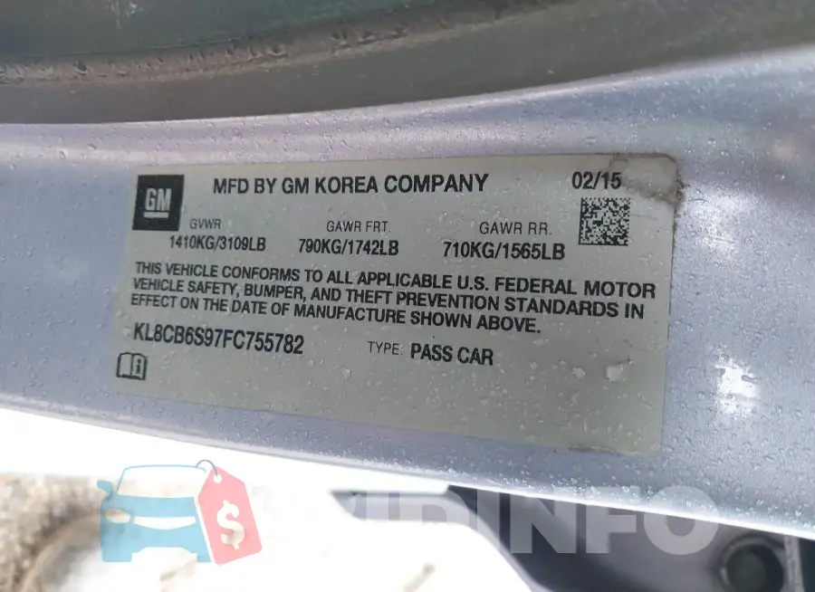 KL8CB6S97FC755782 Photo# 9