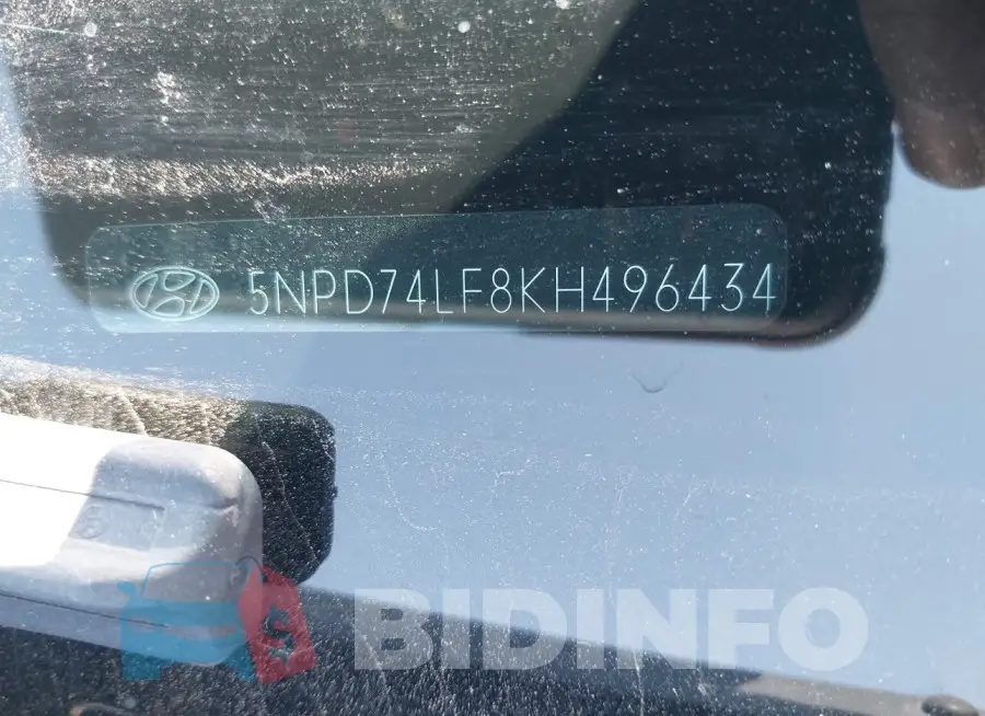 5NPD74LF8KH496434 Photo# 9