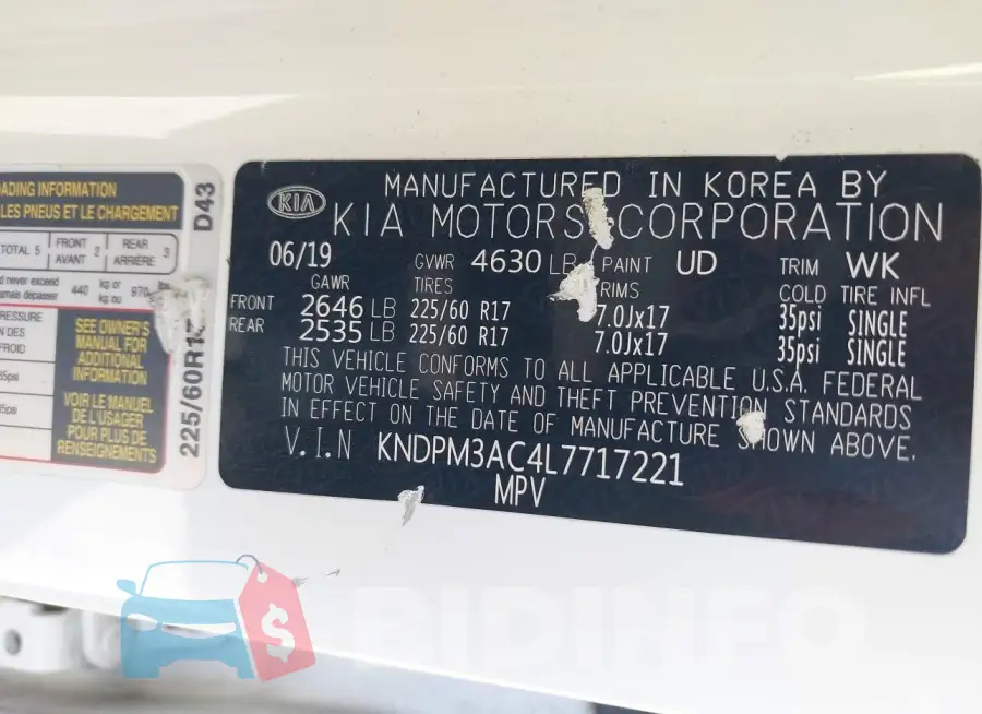 KNDPM3AC4L7717221 Photo# 9