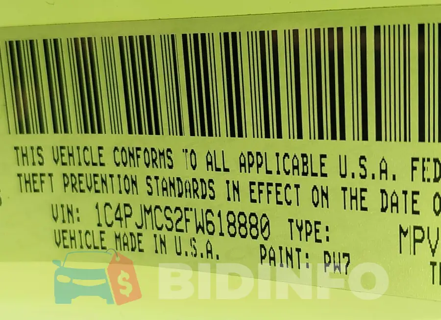 1C4PJMCS2FW618880 Photo# 9