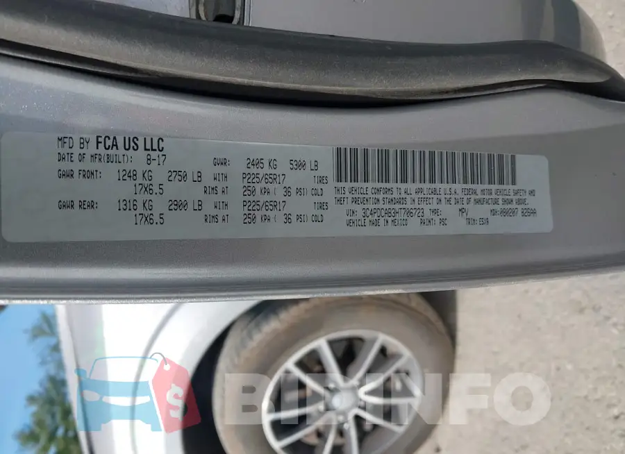 3C4PDCAB3HT706723 Photo# 9