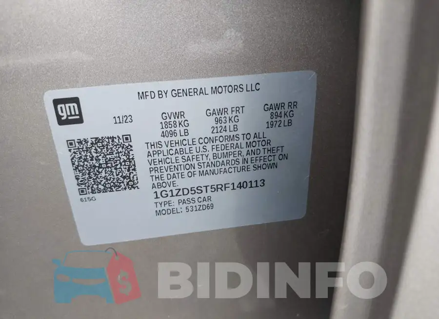 1G1ZD5ST5RF140113 Photo# 9