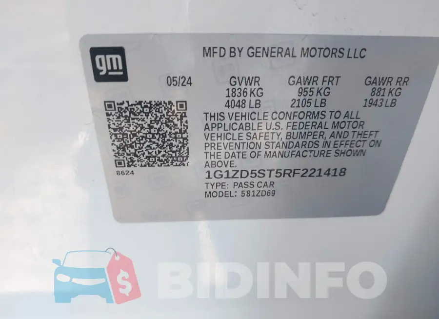 1G1ZD5ST5RF221418 Photo# 9