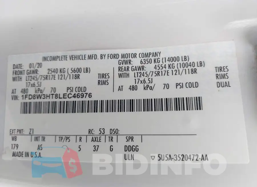 1FD8W3HT8LEC46976 Photo# 8