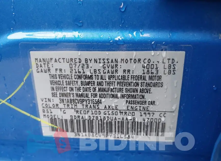 3N1AB8CV9PY316584 Photo# 9