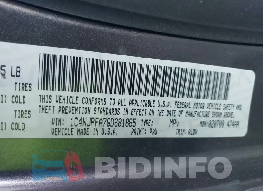 1C4NJPFA7GD681885 Photo# 9