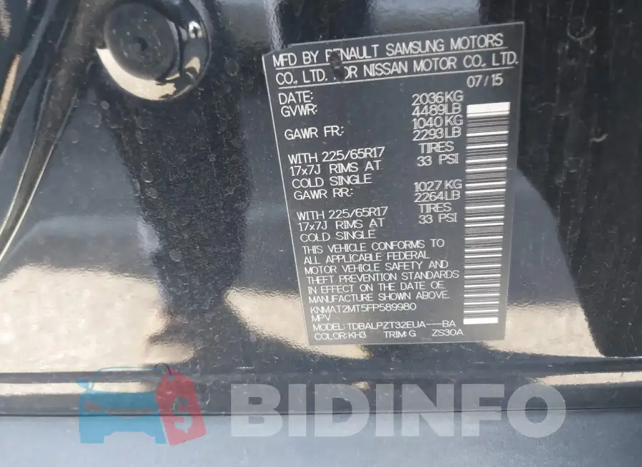 KNMAT2MT5FP589980 Photo# 9