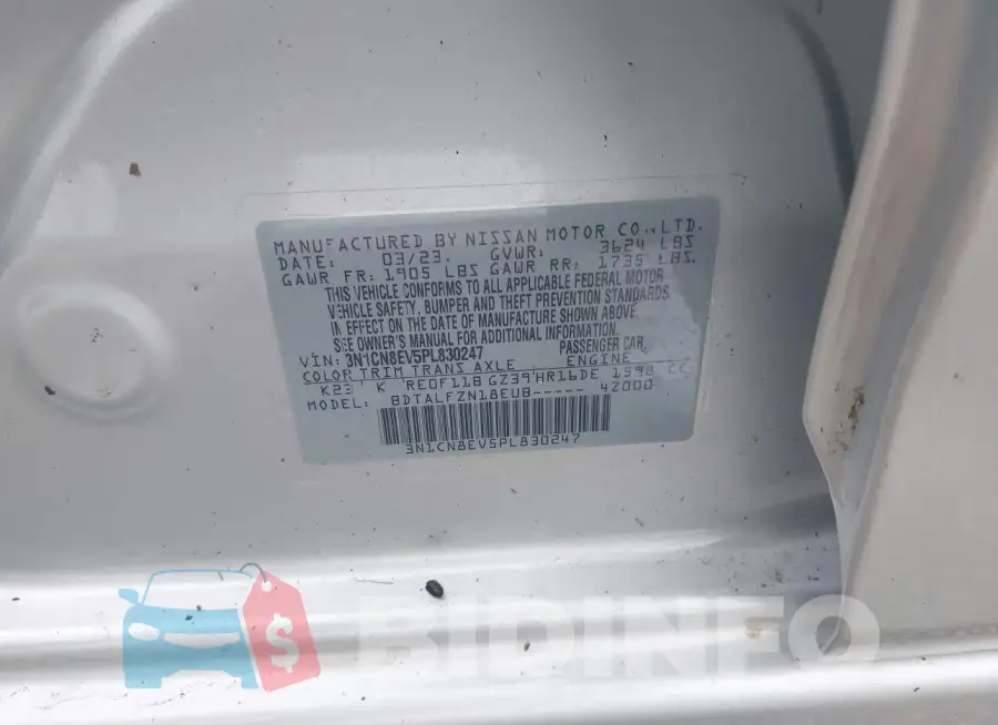 3N1CN8EV5PL830247 Photo# 9