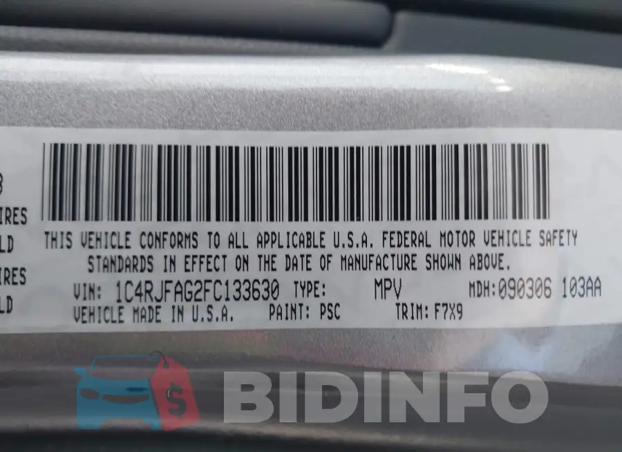 1C4RJFAG2FC133630 Photo# 9