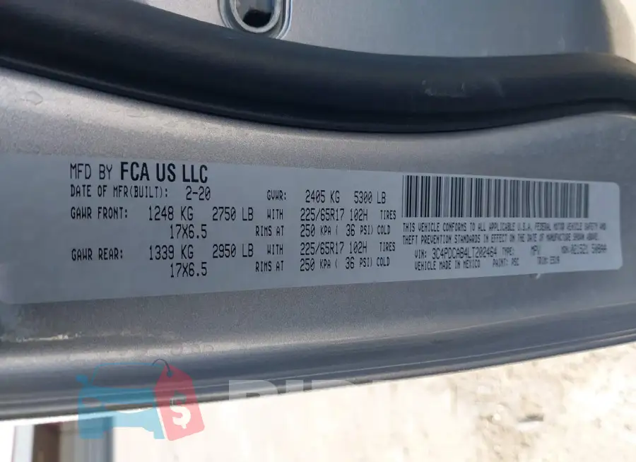3C4PDCAB4LT202464 Photo# 9