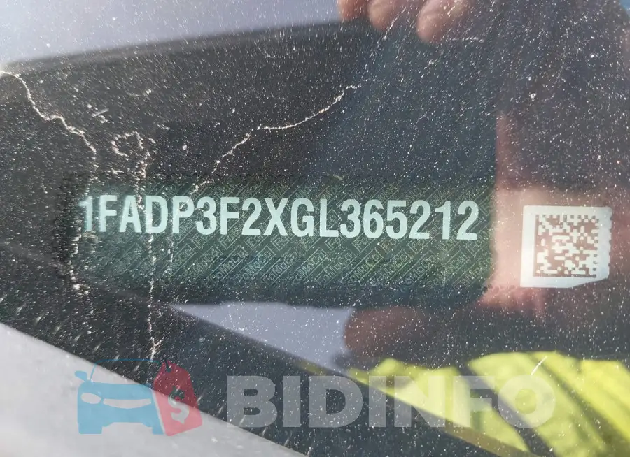 1FADP3F2XGL365212 Photo# 9
