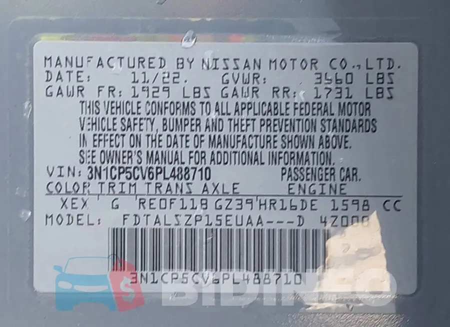 3N1CP5CV6PL488710 Photo# 9
