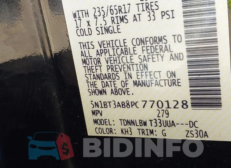 5N1BT3AB8PC770128 Photo# 9