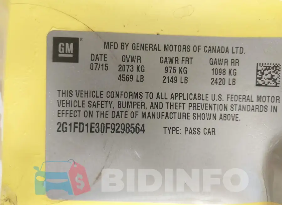 2G1FD1E30F9298564 Photo# 9