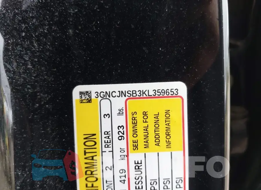 3GNCJNSB3KL359653 Photo# 9