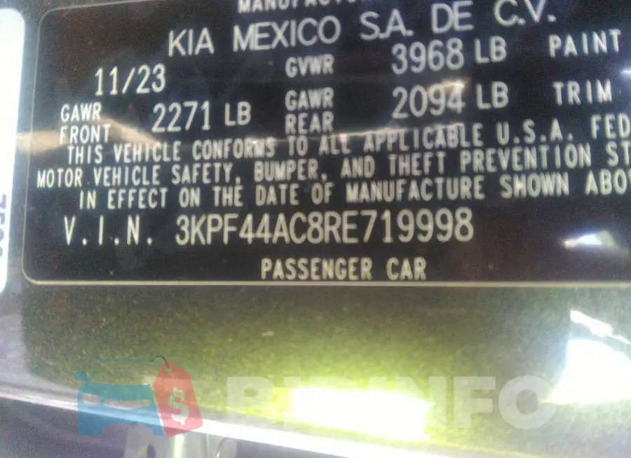 3KPF44AC8RE719998 Photo# 9