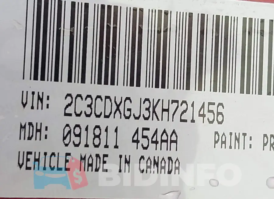 2C3CDXGJ3KH721456 Photo# 9