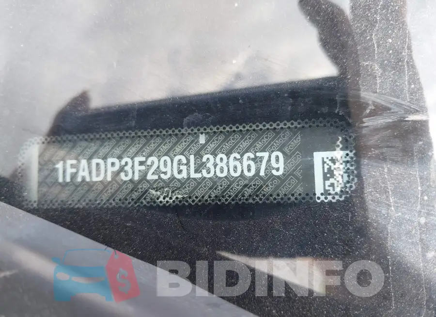 1FADP3F29GL386679 Photo# 9