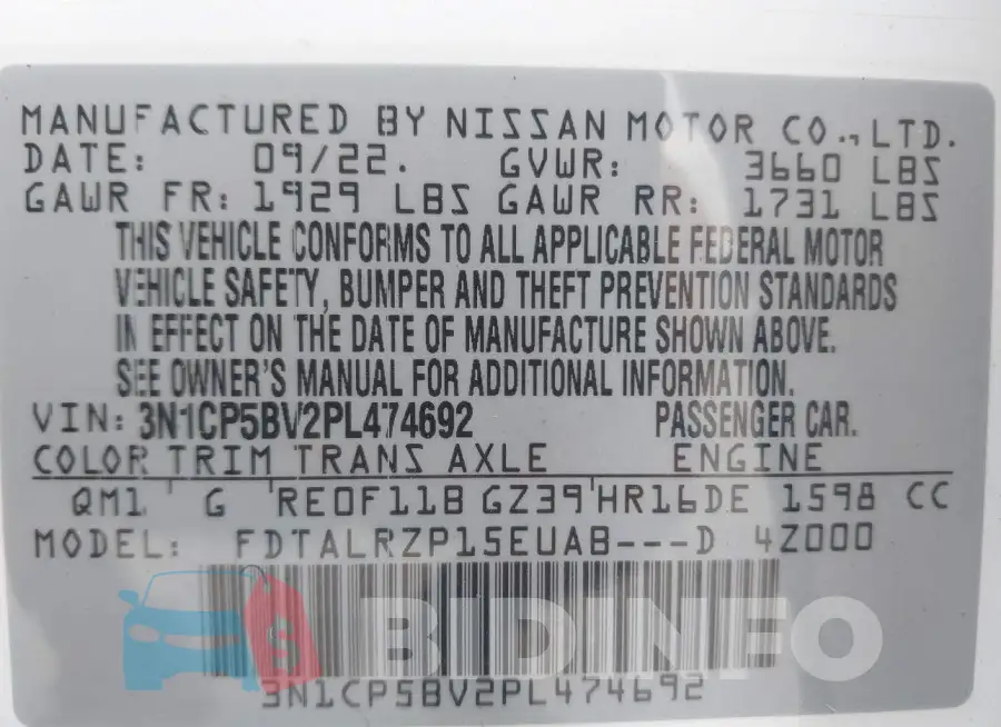 3N1CP5BV2PL474692 Photo# 9