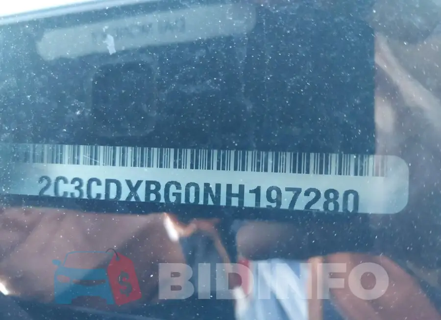 2C3CDXBG0NH197280 Photo# 9