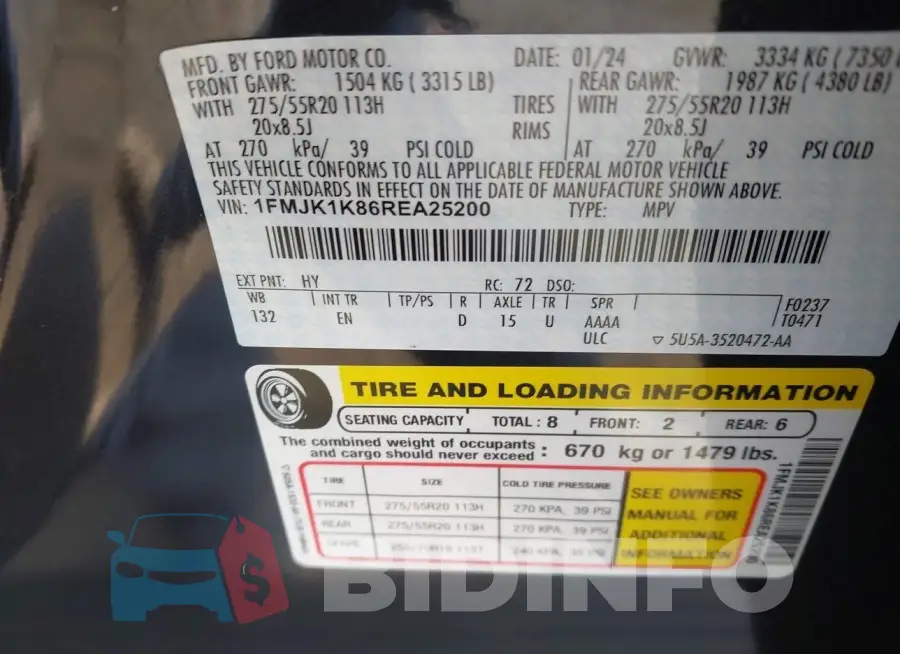 1FMJK1K86REA25200 Photo# 9