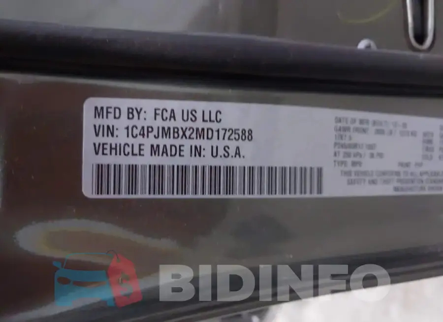 1C4PJMBX2MD172588 Photo# 9