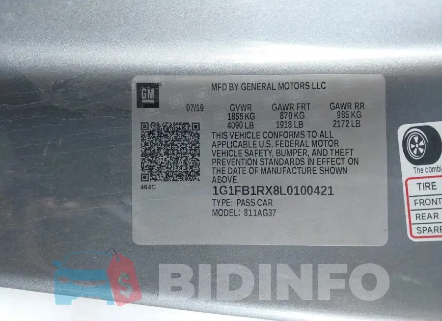 1G1FB1RX8L0100421 Photo# 9